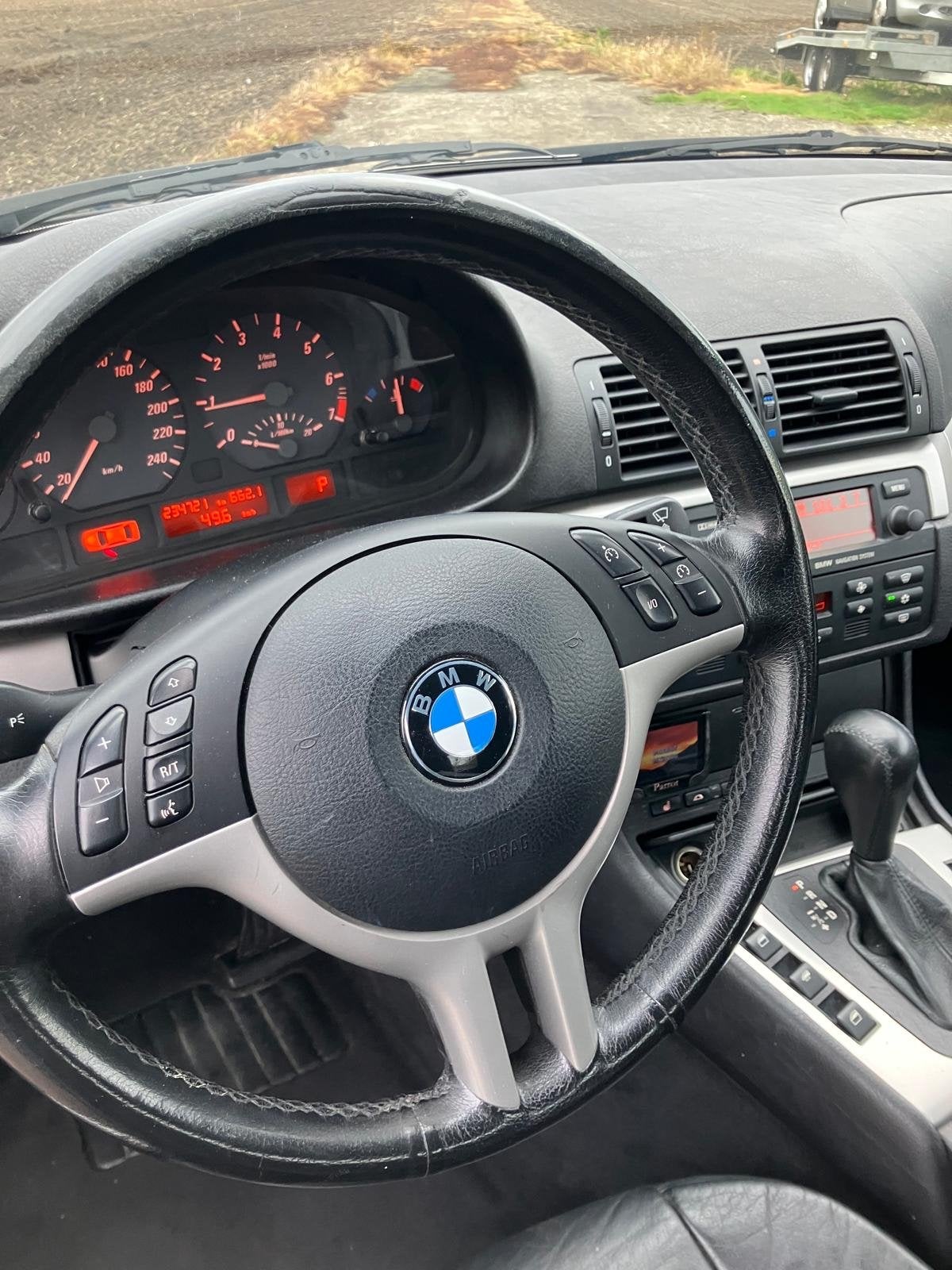 BMW 3-Serie 2.0 CI 318 Cabrio AUT 2003 Zwart, Auto's, BMW, Automaat, Achterwielaandrijving, 1995 cc, 680 kg