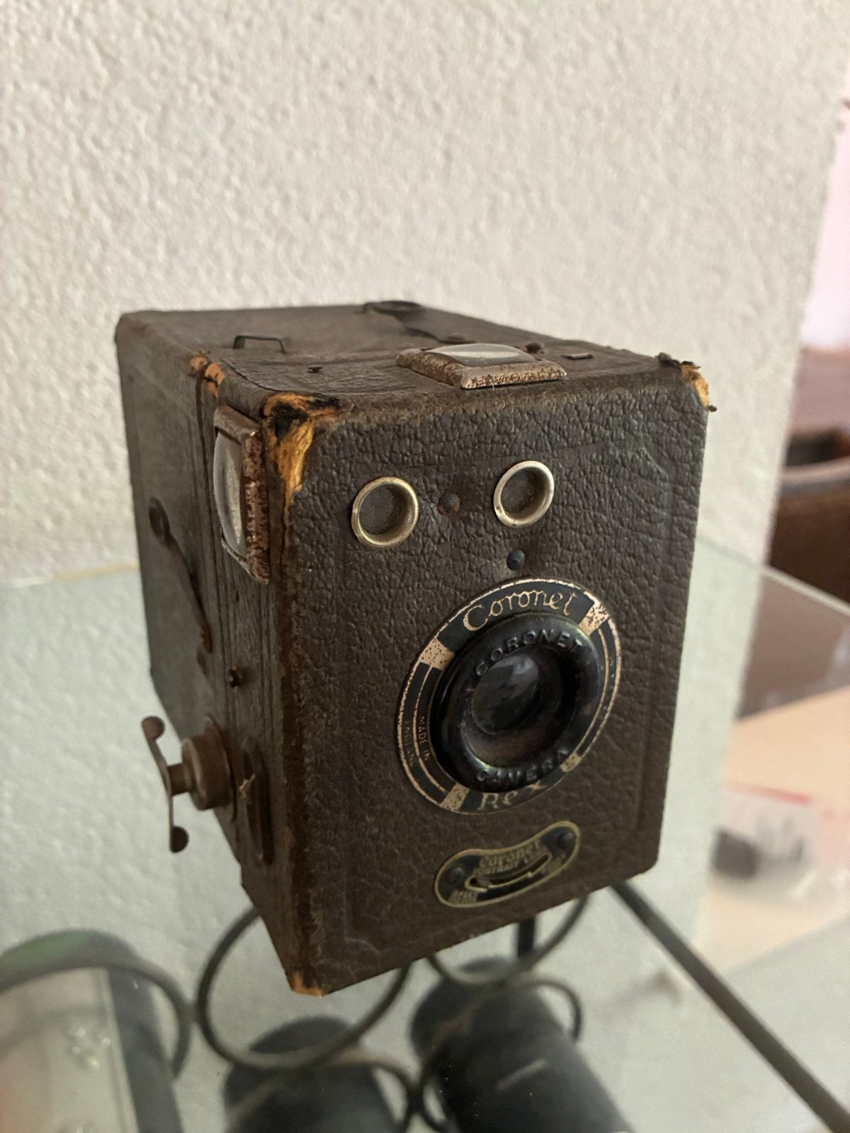 Vintage Coronet Rex Box Camera - Antieke Fotocamera, Ophalen, Gebruikt, Compact, Overige Merken