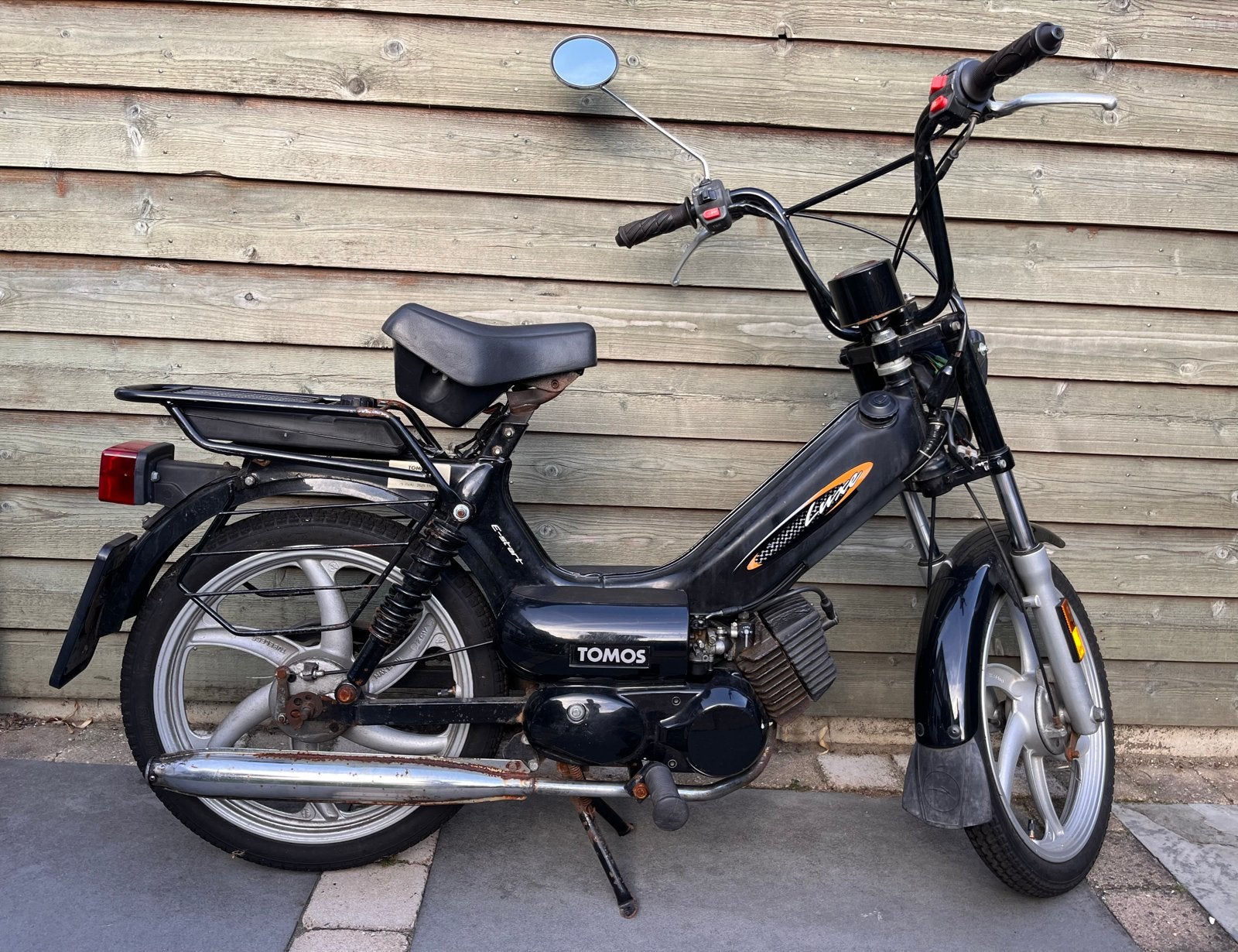 Tomos de Luxe snorfiets 2012 - Zwart - rijdt prima, Ophalen, Gebruikt, Overige modellen, 50 cc