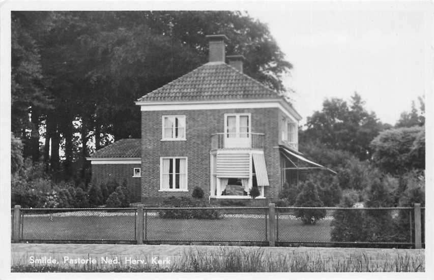 300-299-023 Smilde Pastorie Kerk, Verzamelen, Verzenden, Voor 1920, Drenthe
