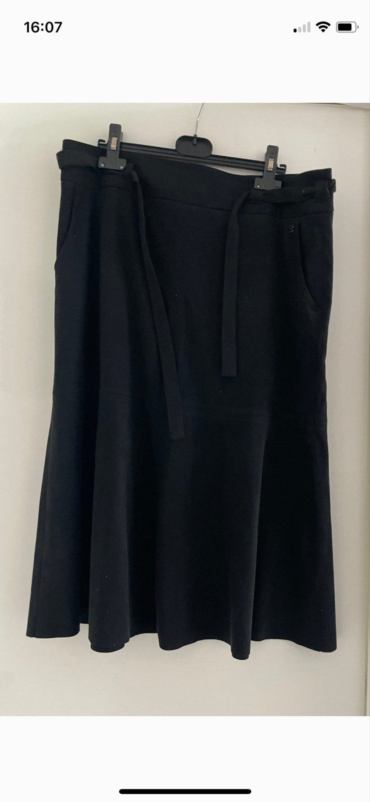 Zwarte C&A rok - Maat 40/42, Kleding | Dames, Zwart, Zo goed als nieuw, Onder de knie, Ophalen