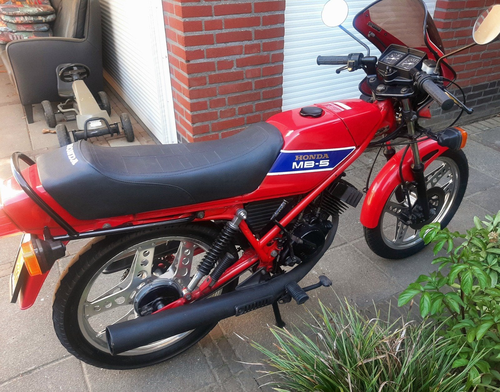 Honda MB50   ,Met kenteken., Fietsen en Brommers, Ophalen, Gebruikt, MB, 50 cc