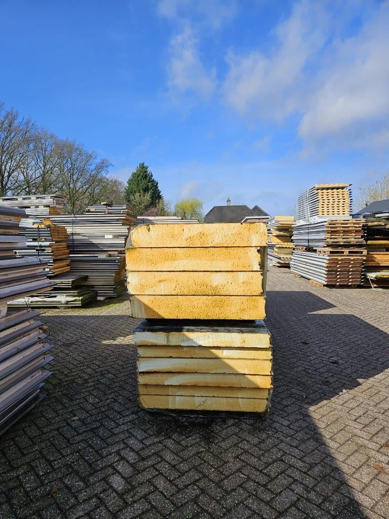 Sandwichwandpaneel 120mm, 200mm, Doe-het-zelf en Verbouw, Platen en Panelen, Zo goed als nieuw, Overige materialen, 100 mm of meer