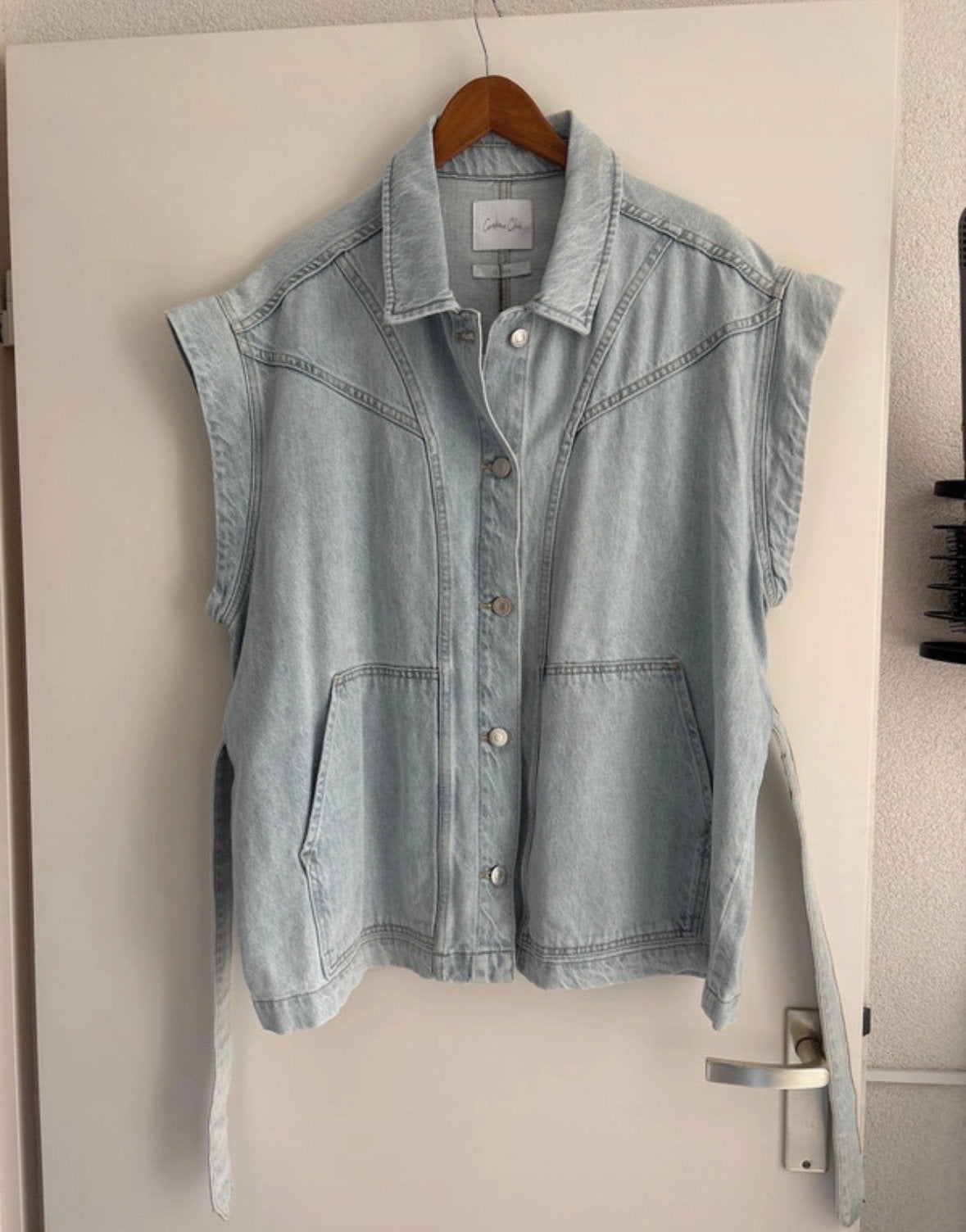 Cotton Club Denim Gilet - Nieuw met kaartjes, Ophalen of Verzenden, Nieuw, Maat 46/48 (XL) of groter, Blauw