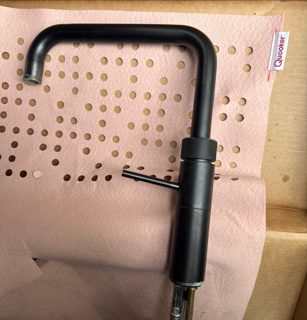 Quooker met 7 liter vat tweedehands in RVS en Zwart, Ophalen, Zo goed als nieuw