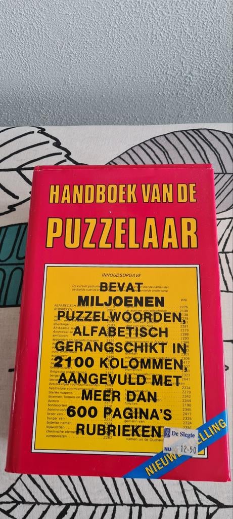 H.C. van den Welberg - Handboek van de puzzelaar, Ophalen of Verzenden, Zo goed als nieuw, Tekenen en Schilderen, H.C. van den Welberg