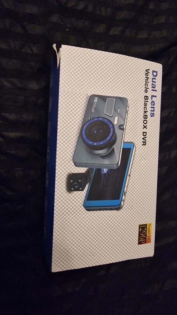 Nieuwe Dual Lens Dashcam met HD Video en 170 Groothoek, Ophalen, Nieuw