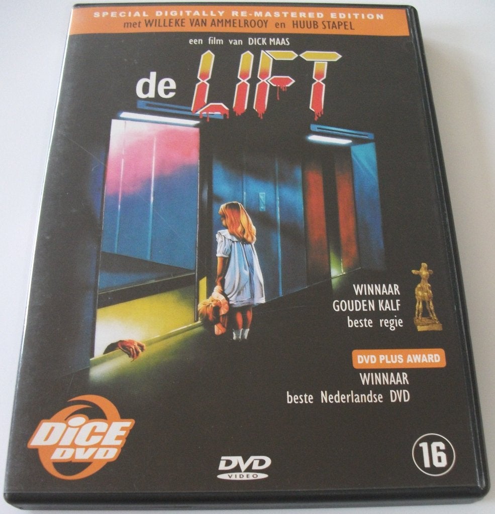 Dvd *** LIFT *** Special Digitally Re-Masterd Edition, Cd's en Dvd's, Vanaf 16 jaar, Ophalen of Verzenden, Zo goed als nieuw, Horror