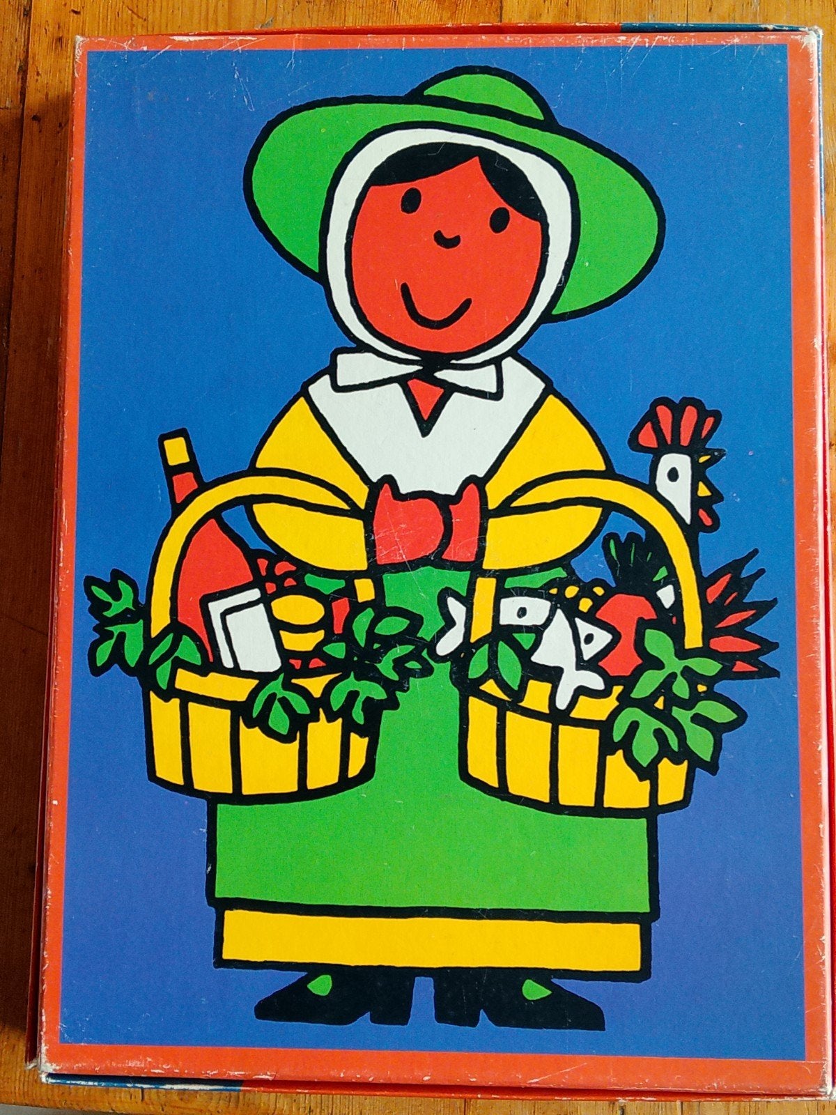 Vintage Dick Bruna Vloerpuzzels - Boerenvrouw en, Ophalen of Verzenden, 10 tot 50 stukjes, Gebruikt, 2 tot 4 jaar