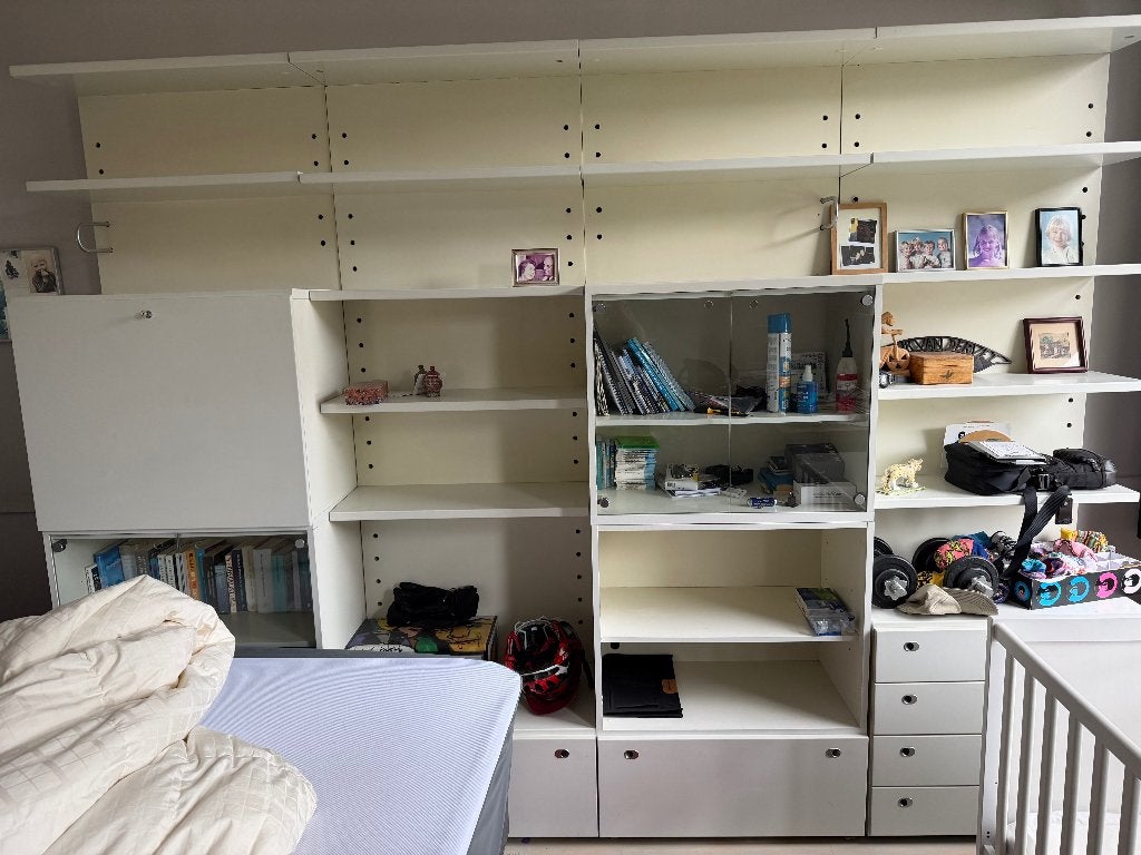 Interlübke wandmeubel, Ophalen, Gebruikt, 200 cm of meer, Met deur(en)