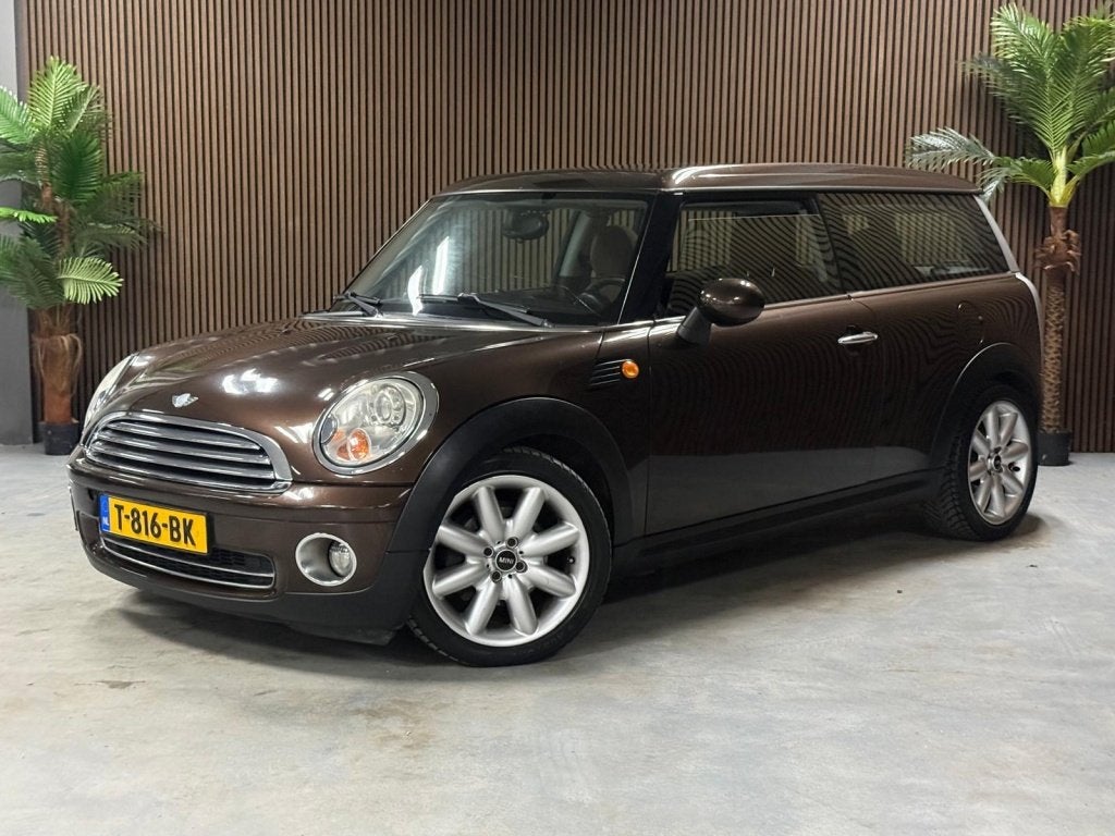 MINI Clubman 1.6 Cooper (bj 2008), Auto's, Voorwielaandrijving, Gebruikt, 4 cilinders, Bruin