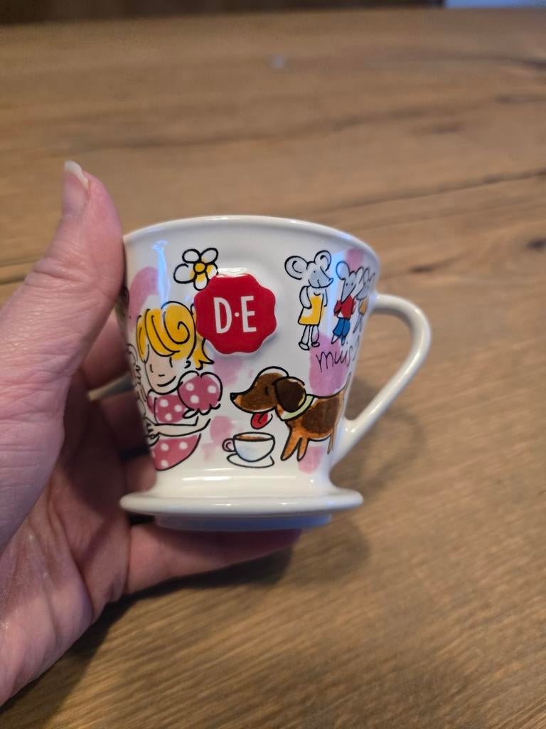 Blond Amsterdam koffiefilter poppenservies, Ophalen of Verzenden