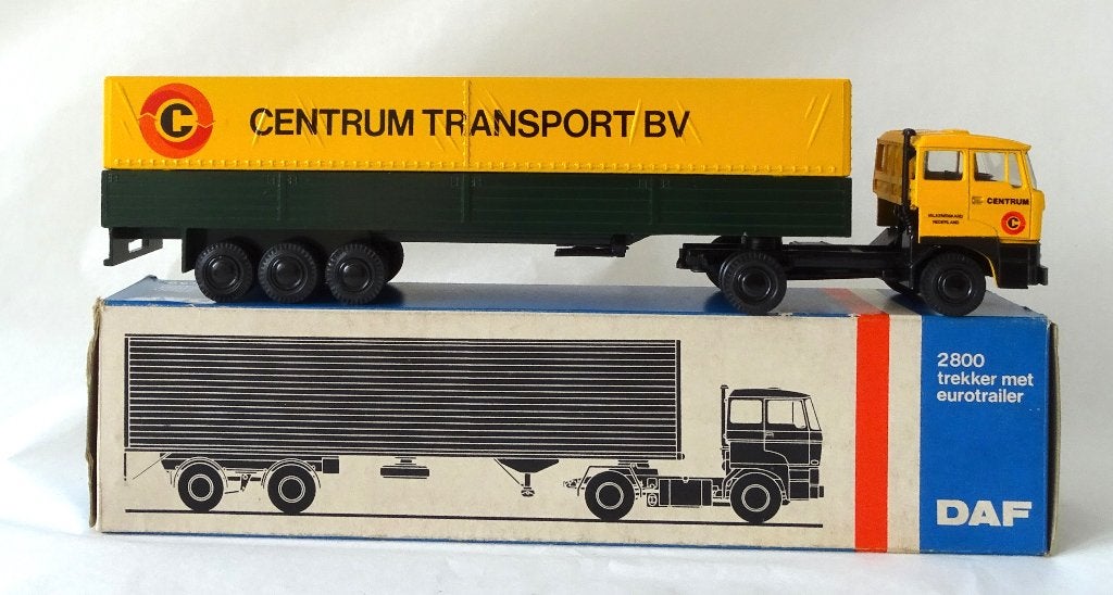 Lion Car DAF Centrum Transport Valkenswaard., Hobby en Vrije tijd, Modelauto's | 1:50, Ophalen of Verzenden, Zo goed als nieuw