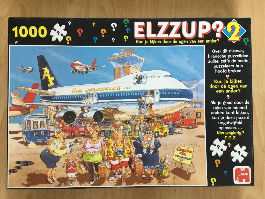 Legpuzzel Elzzup, Hobby en Vrije tijd, Denksport en Puzzels, Ophalen, 500 t/m 1500 stukjes, Zo goed als nieuw, Legpuzzel