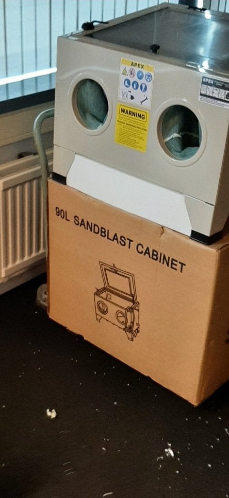 Nieuwe 90L Zandstraalcabine - Splinternieuw!, Hobby en Vrije tijd, Ophalen of Verzenden, Nieuw