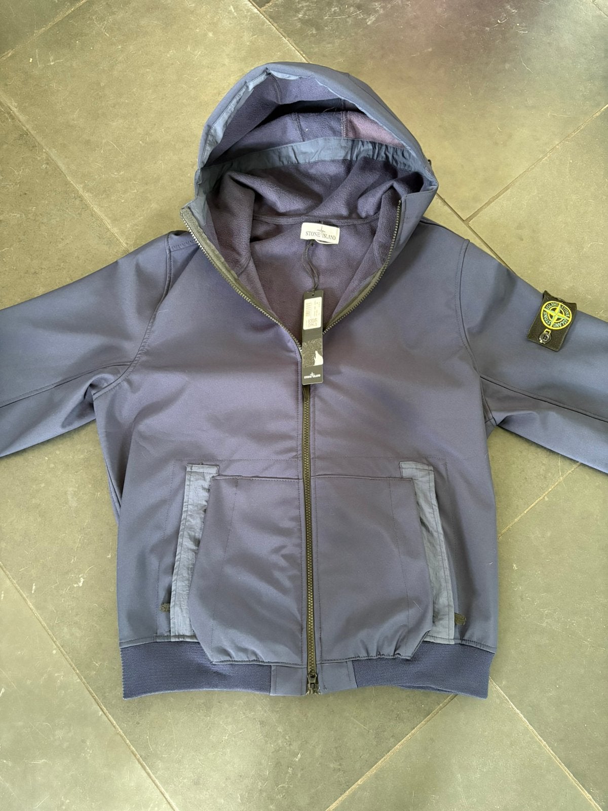 Stone island soft shell zomerjas, Kleding | Heren, Verzenden, Nieuw, Maat 48/50 (M), Blauw