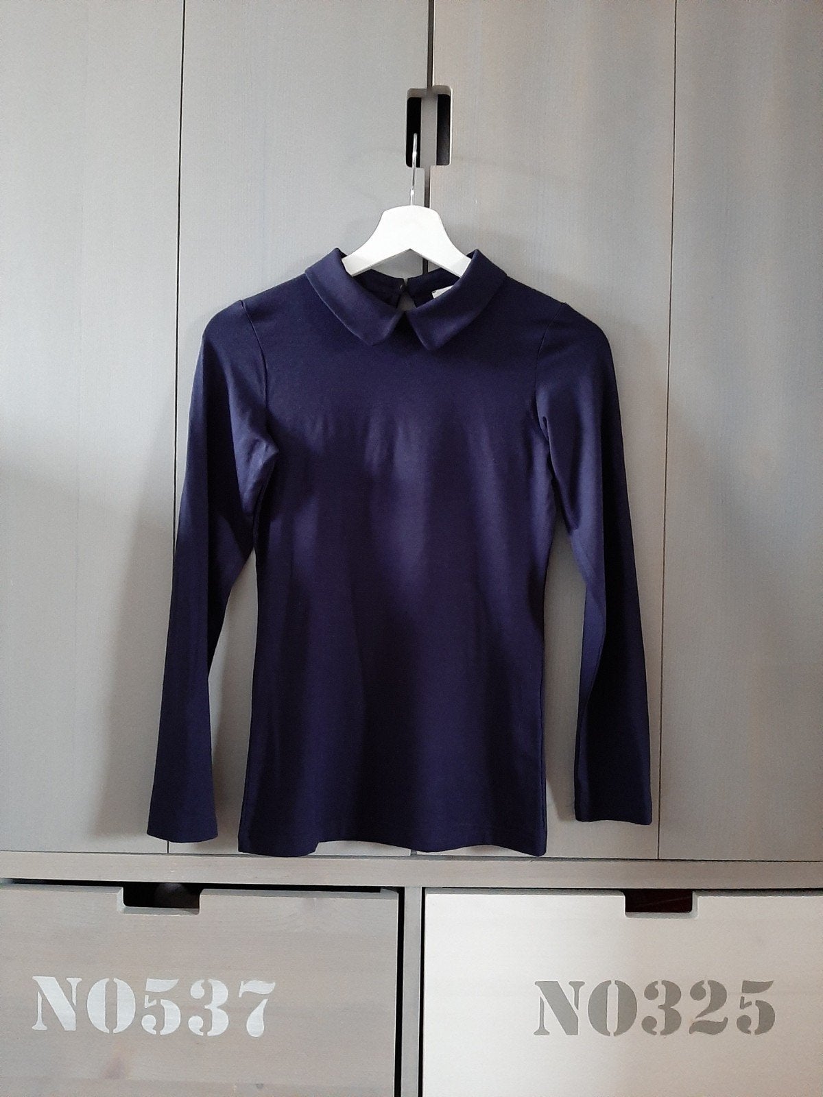 Port Lavande donkerblauw tricot shirt maat 164 als nieuw!, Kinderen en Baby's, Meisje, Port Lavande, Ophalen of Verzenden, Zo goed als nieuw