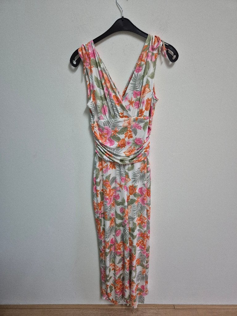 Jump13 - Vintage chic fleurige jumpsuit maat 10 is 38 (1), Kleding | Dames, Ophalen of Verzenden, Zo goed als nieuw, Maat 38/40 (M)