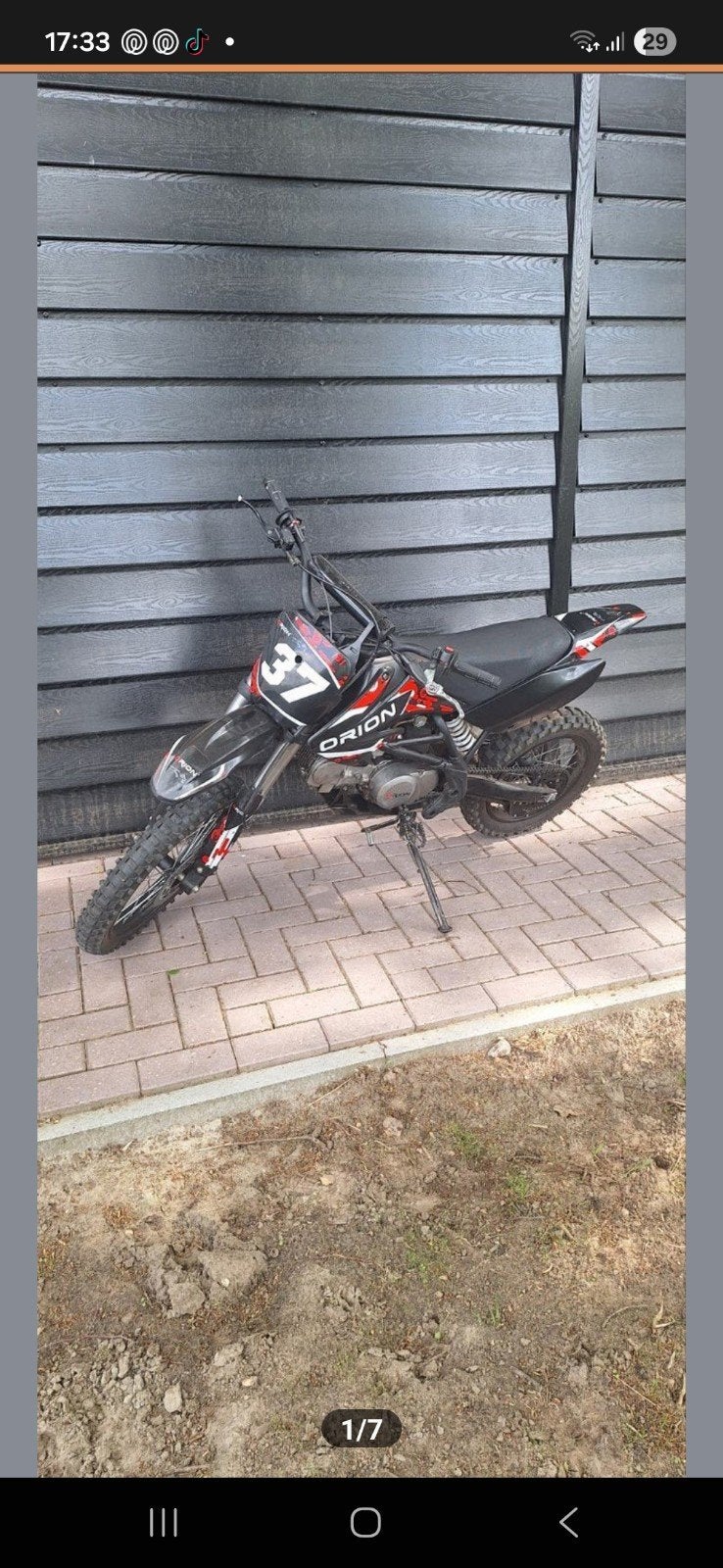 Pitbike 125cc 4t - Eventueel ruilen voor Tomos of Puch, Fietsen en Brommers, Minibikes, Midibikes en Pitbikes, Orion, Gebruikt