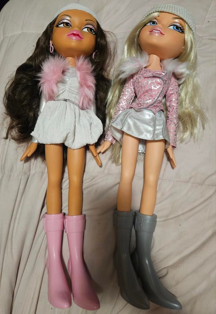 2x Bratz Pink Wonderland Dolls Yasmin & Cloe 60 CM, Ophalen of Verzenden, Nieuw, Overige typen