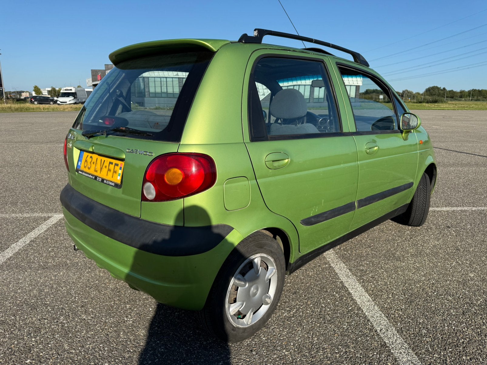 Daewoo Matiz 0.8/APK OKT 2027/DAKRAAM/NAP, Auto's, Voorwielaandrijving, Stof, Origineel Nederlands, Bedrijf