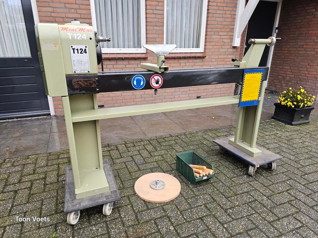 Houtdraaibank SCM met beitels, Ophalen, Gebruikt, Houtdraaibank, 500 tot 1000 mm