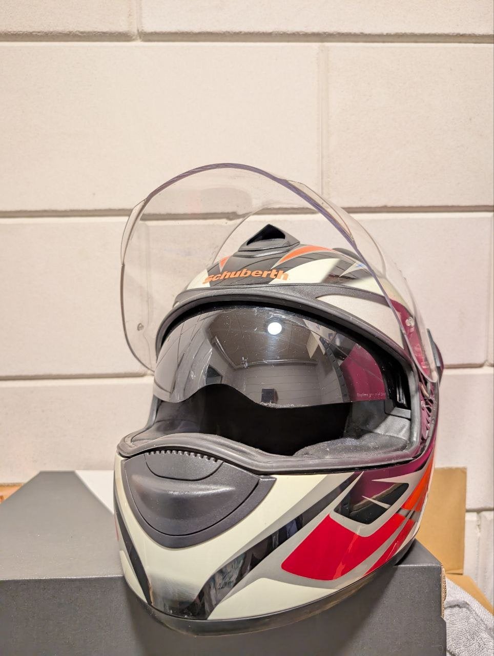 Schuberth systeemhelm S1, Motoren, Systeemhelm, L, Tweedehands, Ophalen