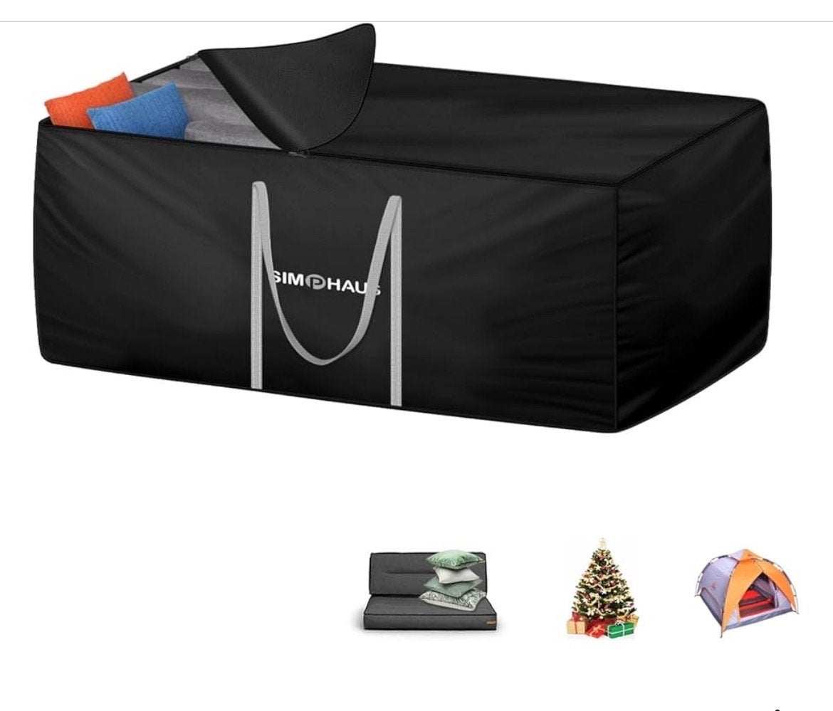 Opbergtas Waterdicht - Zwart Oxford Stof, Zwart, Nieuw, Ophalen of Verzenden, Modern