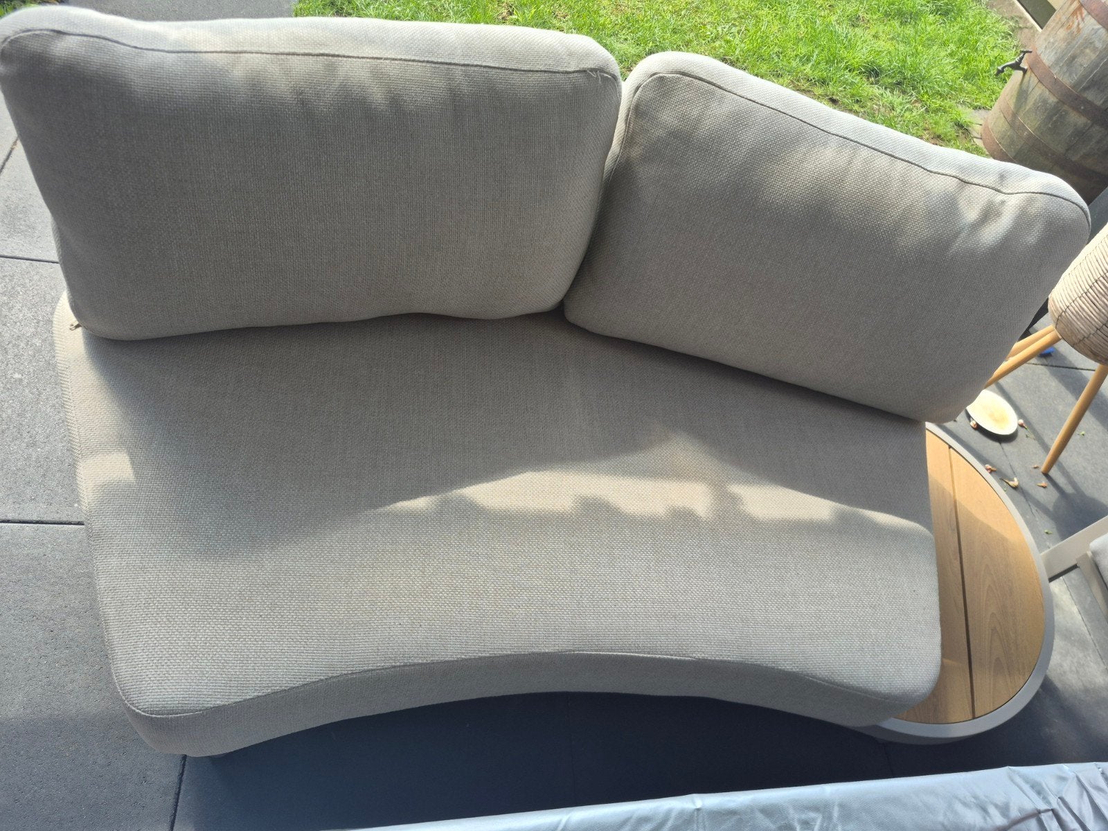 NIEUW! Loungebank half rond, Loungeset, Bank, Ophalen, 2 zitplaatsen