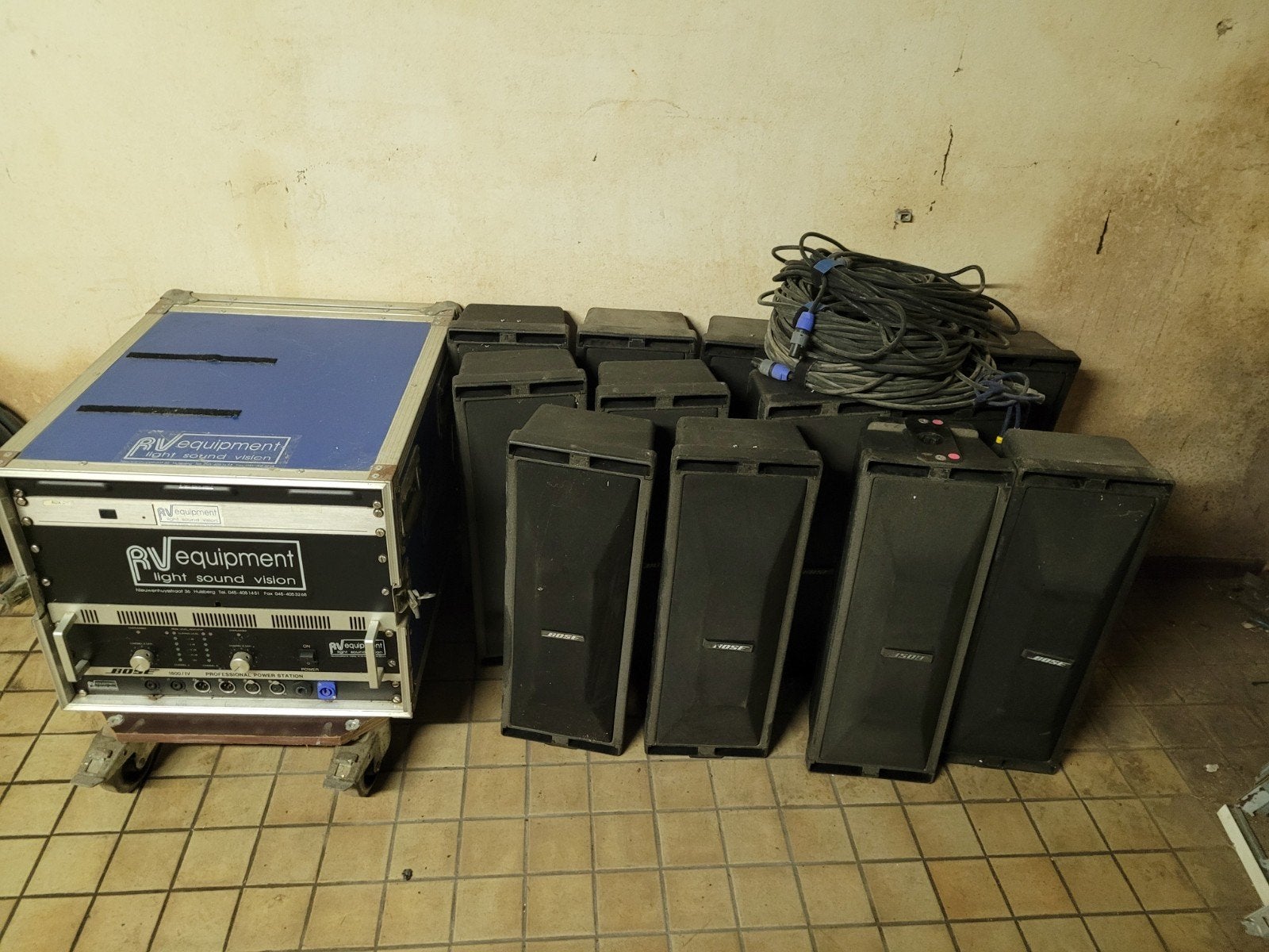 bose 110V muziek installatie, Ophalen, Audio