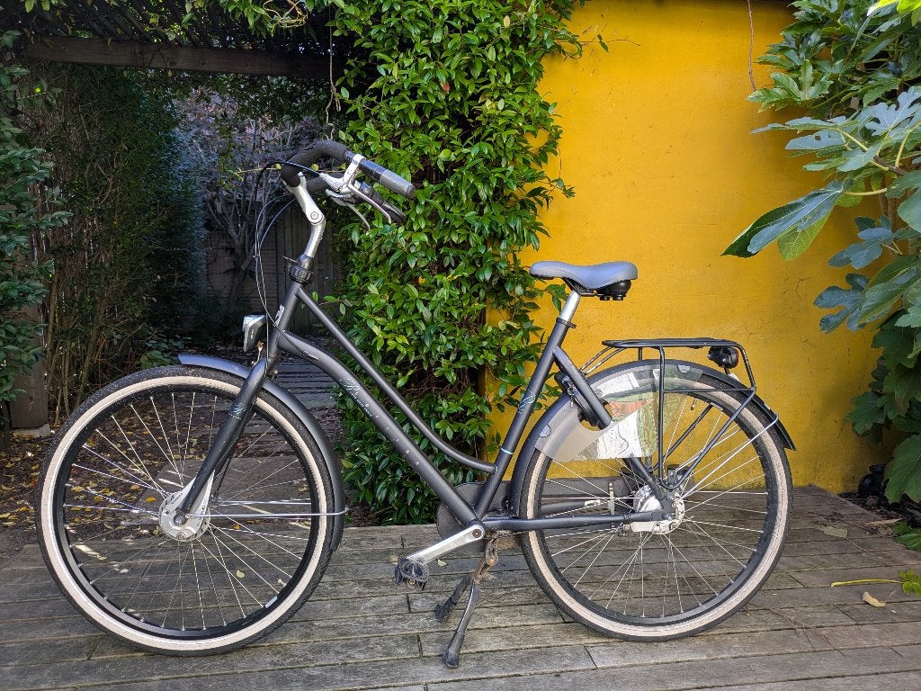 Cortina moederfiets, 2 zitjes, Gebruikt, Dubbele standaard, Ophalen