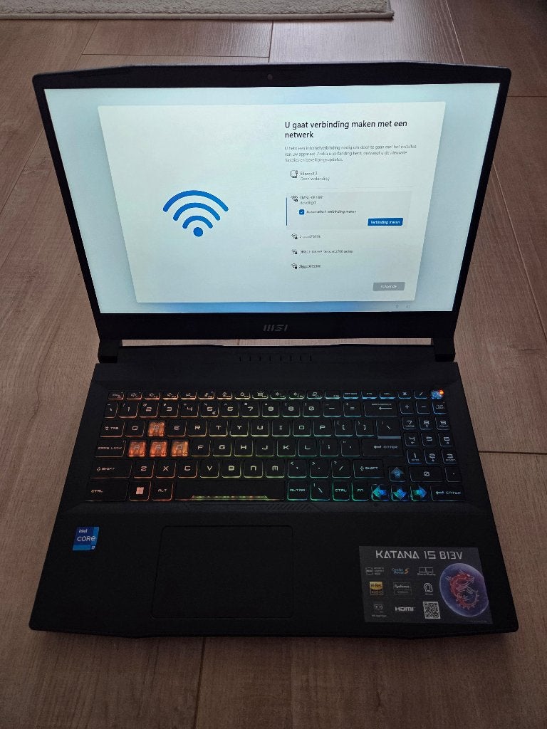 gaming laptop MSI katana 15 B13V, Computers en Software, Ophalen, MSI, 2 tot 3 Ghz, 15 inch