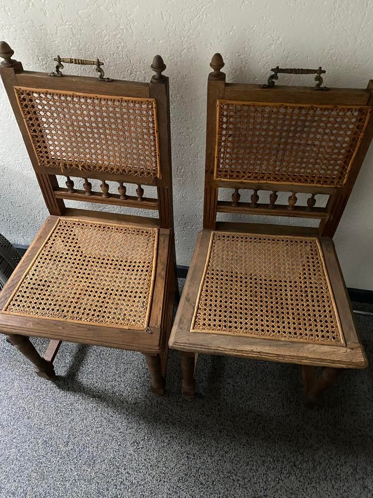 4 antieke stoelen, Ophalen of Verzenden