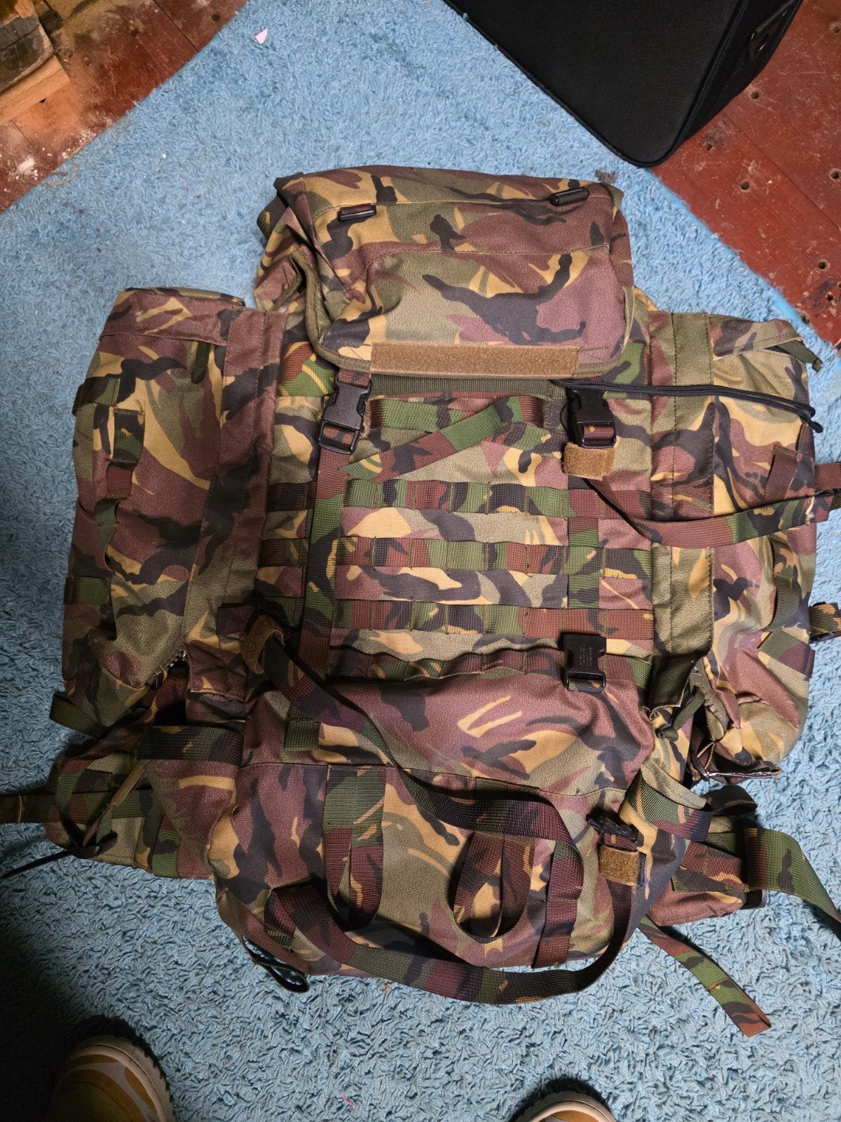 Originele Nederlandse Defensie ARWY rugzak 60L + 3 zijtassen, Ophalen of Verzenden, Landmacht, Nederland, Overige typen