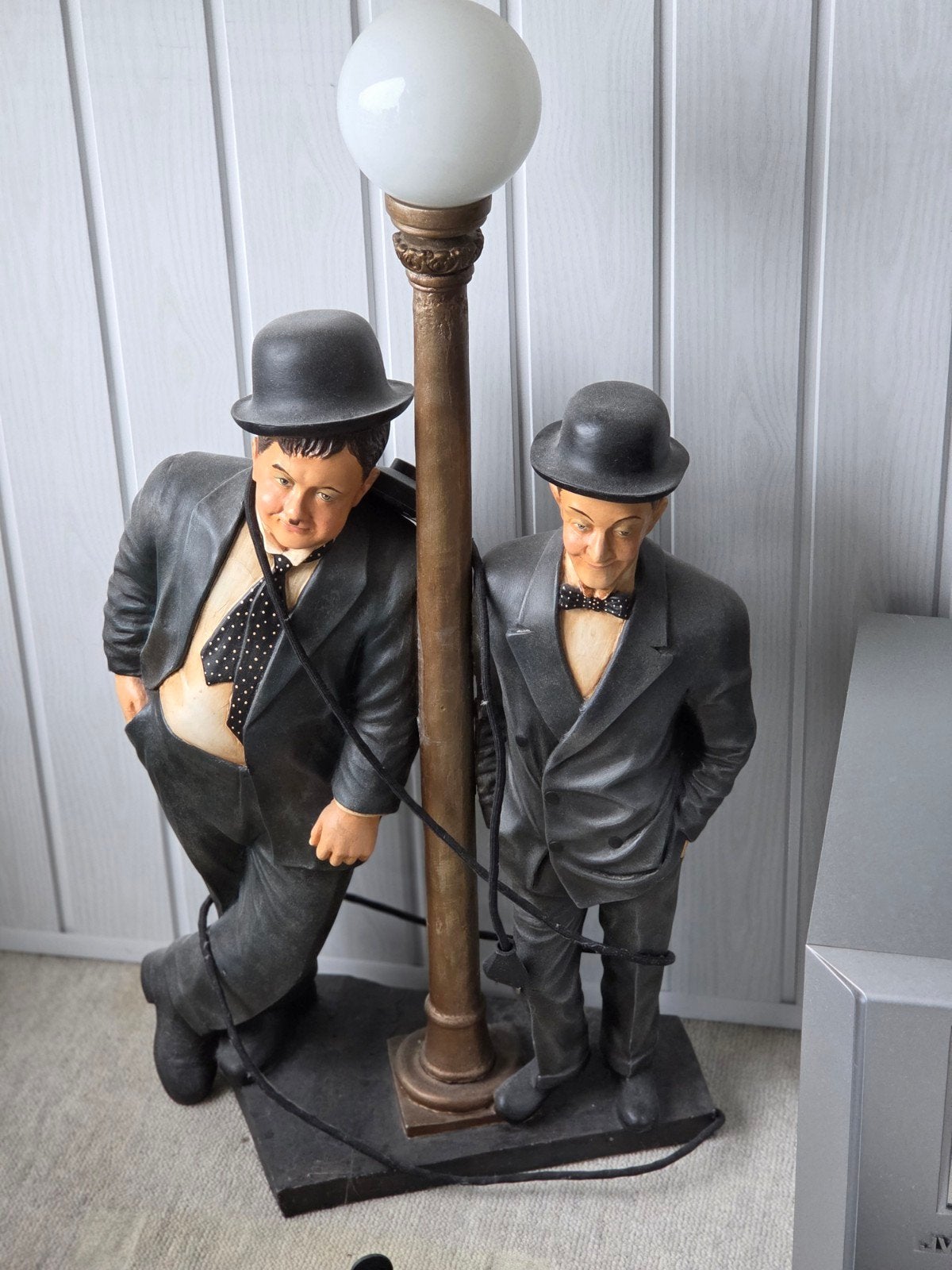 Laurel en Hardy lantaarn lamp, Antiek en Kunst, Ophalen