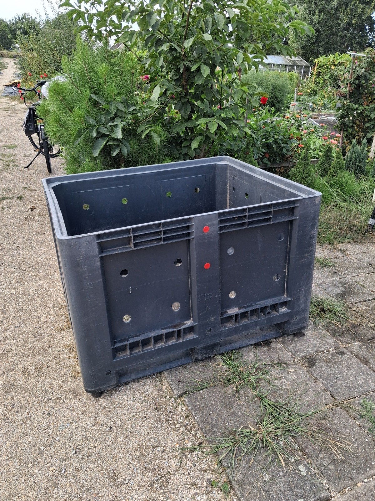 pallet box, Ophalen, Gebruikt