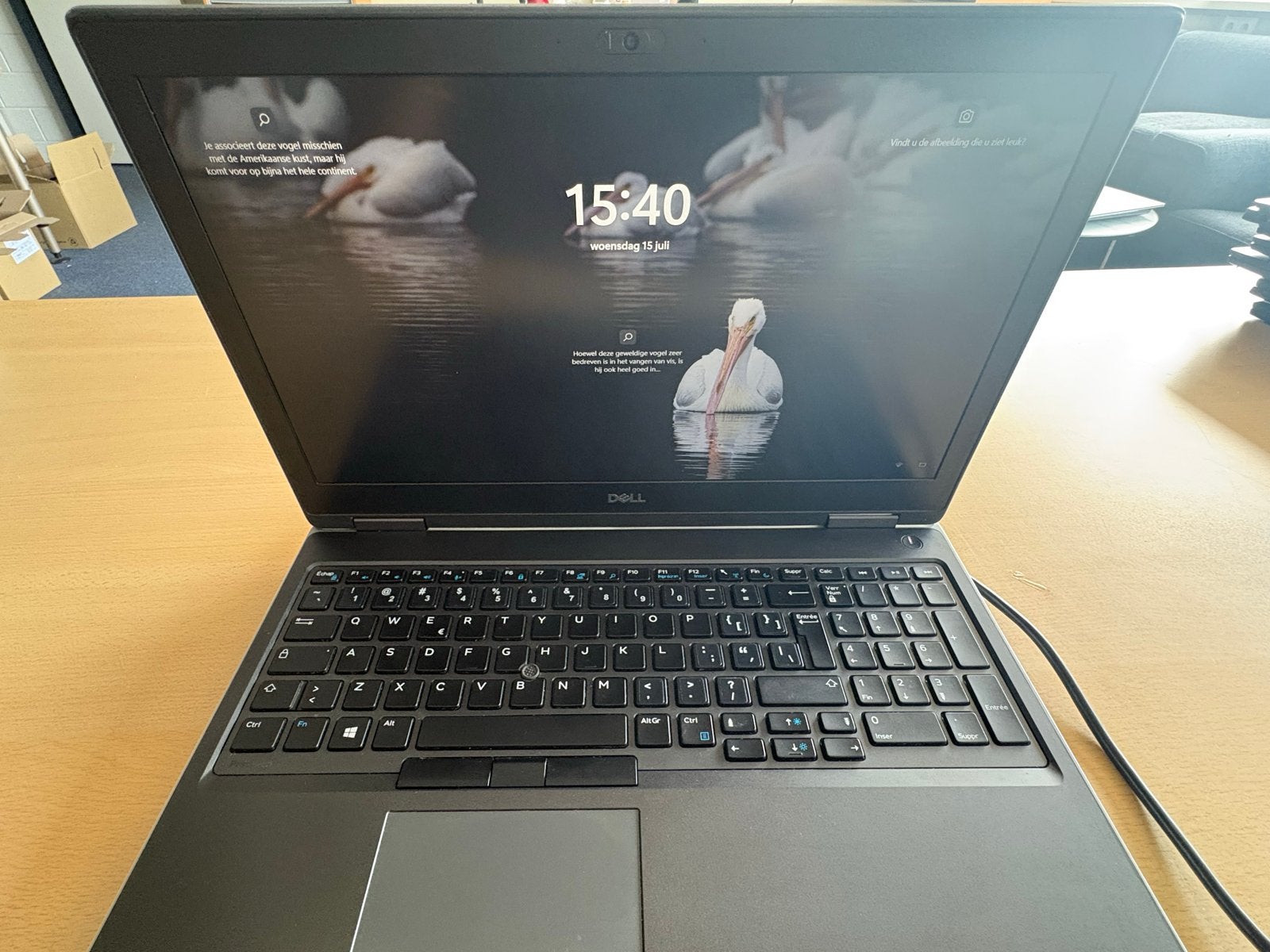 Dell Precision 7540 i5 9e gen 16GB 512SSD Quadro T2000 QWERT, Computers en Software, Windows Laptops, Computerit, Met videokaart
