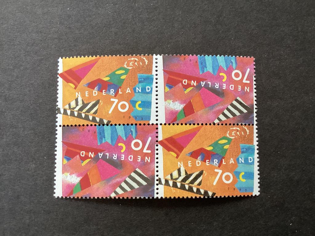 1992, Wenszegels, 1546-1547/ blok van 4, Postzegels en Munten, Postzegels | Nederland, Verzenden, Na 1940, Postfris