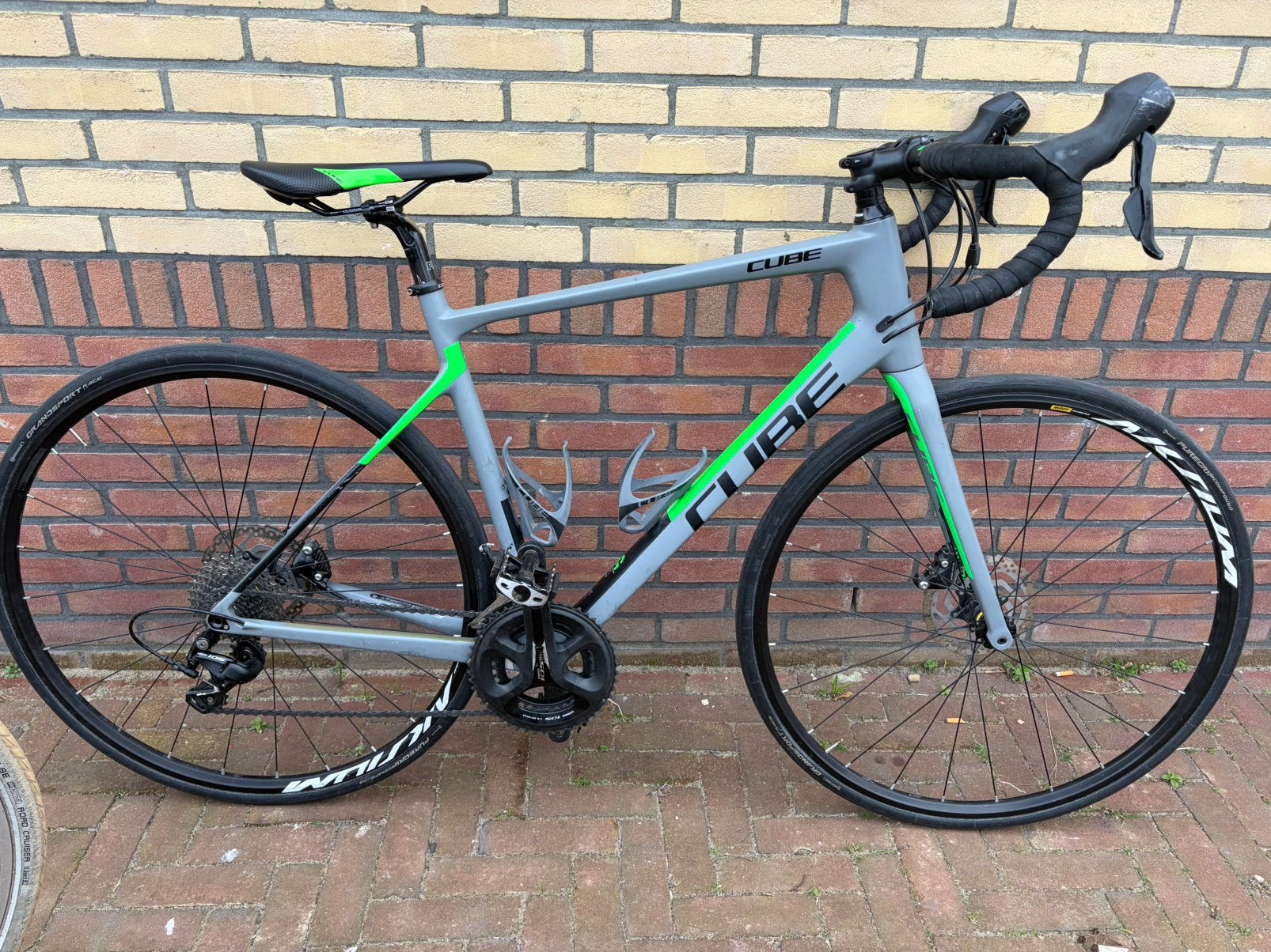 Cube attain pro disc, Carbon, Zo goed als nieuw, Meer dan 20 versnellingen, 53 tot 57 cm