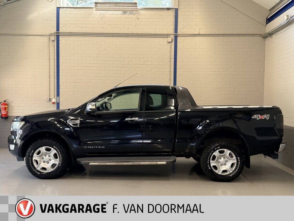 Ford Ranger 2.2 TDCi Limited Supercab | Marge (bj 2016), Euro 5, Gebruikt, 4 cilinders, 160 pk