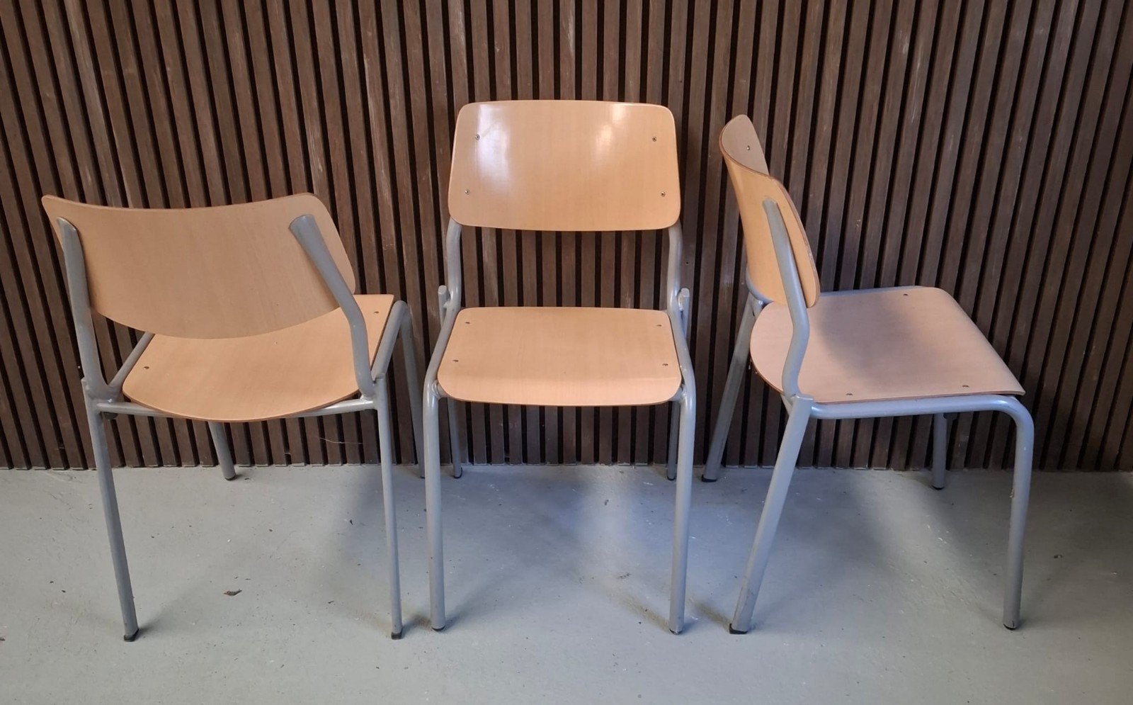 36 x schoolstoelen vintage kantine stoelen vergaderstoelen, Ophalen of Verzenden, Zo goed als nieuw, Vijf, Zes of meer stoelen