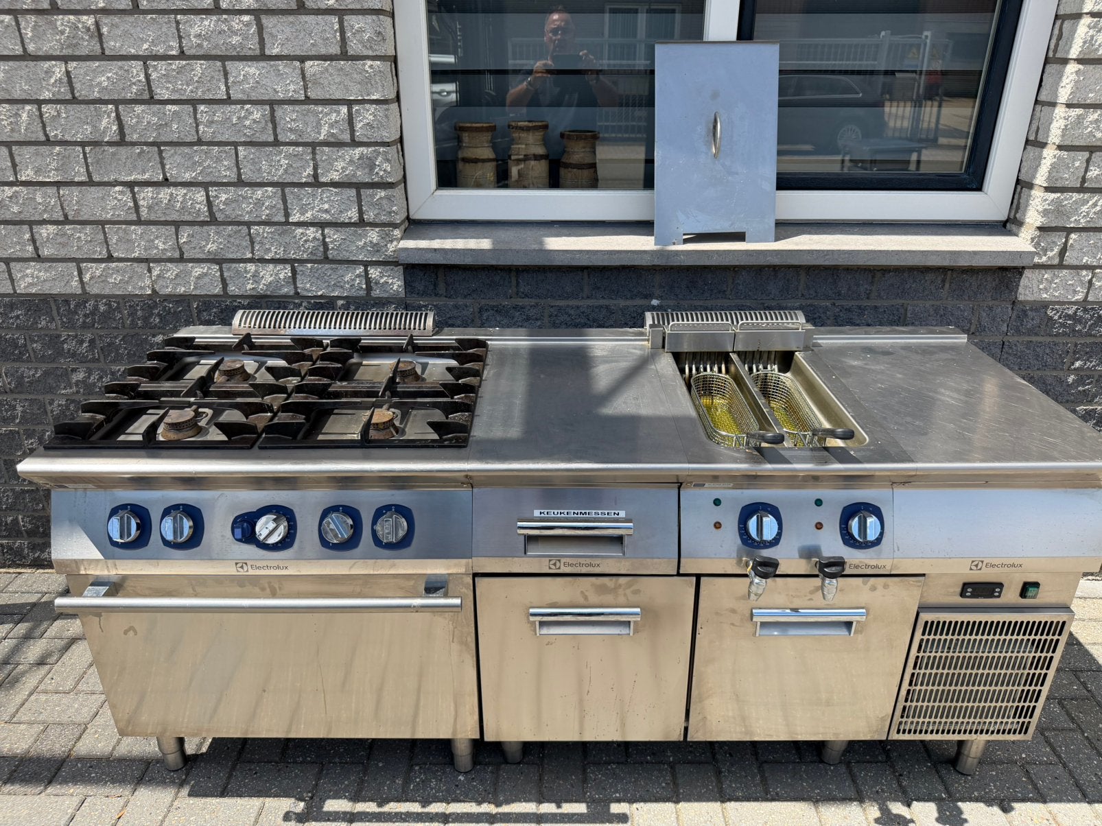 Kook bak frituur baklijn pastakoker koeling steamers, Ophalen of Verzenden, Fornuis, Frituur en Grillen