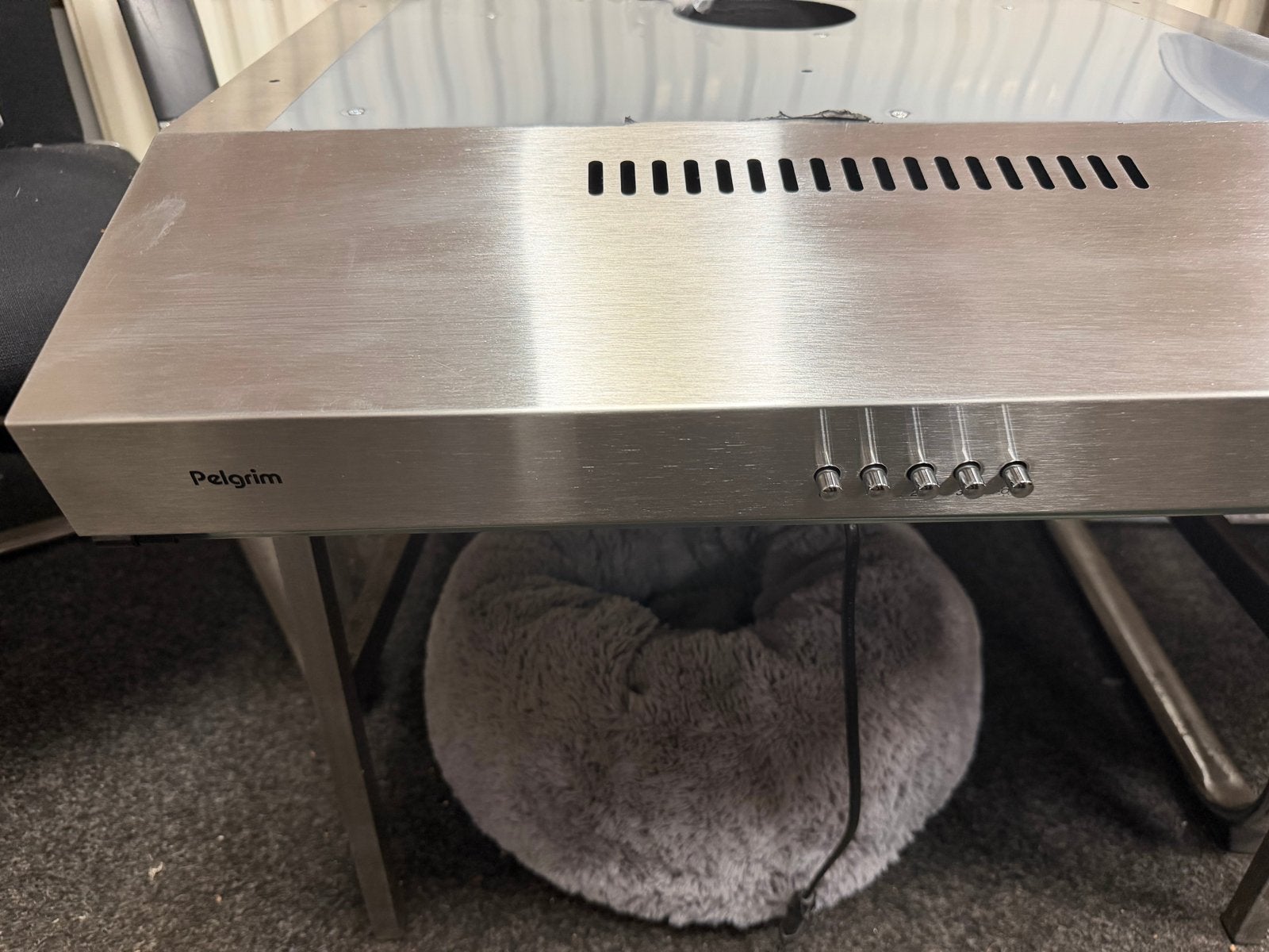 Pelgrim OWA206RVS Afzuigkap 60cm - Nieuw met Koolstoffilters, Ophalen, Onderbouw afzuigkap, Nieuw, Inbouw