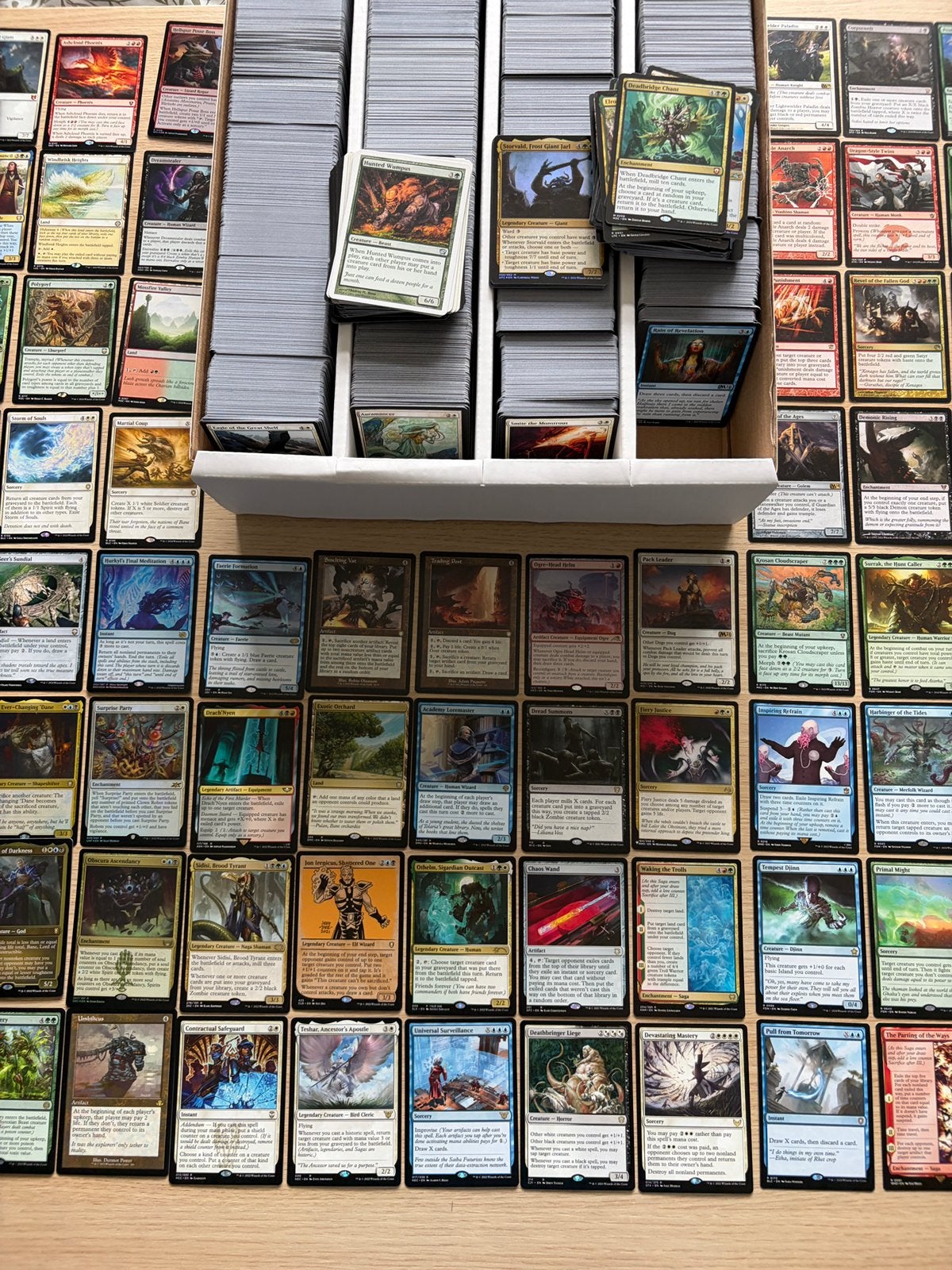 Magic the gathering verzameling 4000 kaarten 200 rares/foils, Ophalen of Verzenden, Zo goed als nieuw, Meerdere kaarten, Foil