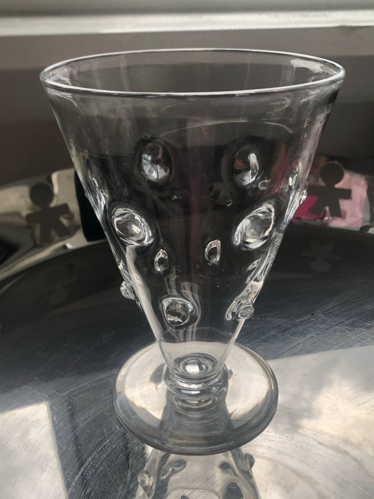 5 x Thomas Webb Bullseye Art Deco Kristallen Cocktailglazen, Ophalen of Verzenden