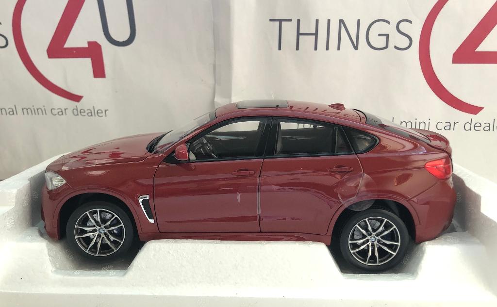 Norev 1:18 BMW X6 M 2015 rood metallic nieuw, Hobby en Vrije tijd, Modelauto's | 1:18, Ophalen of Verzenden, Nieuw, Auto, Norev
