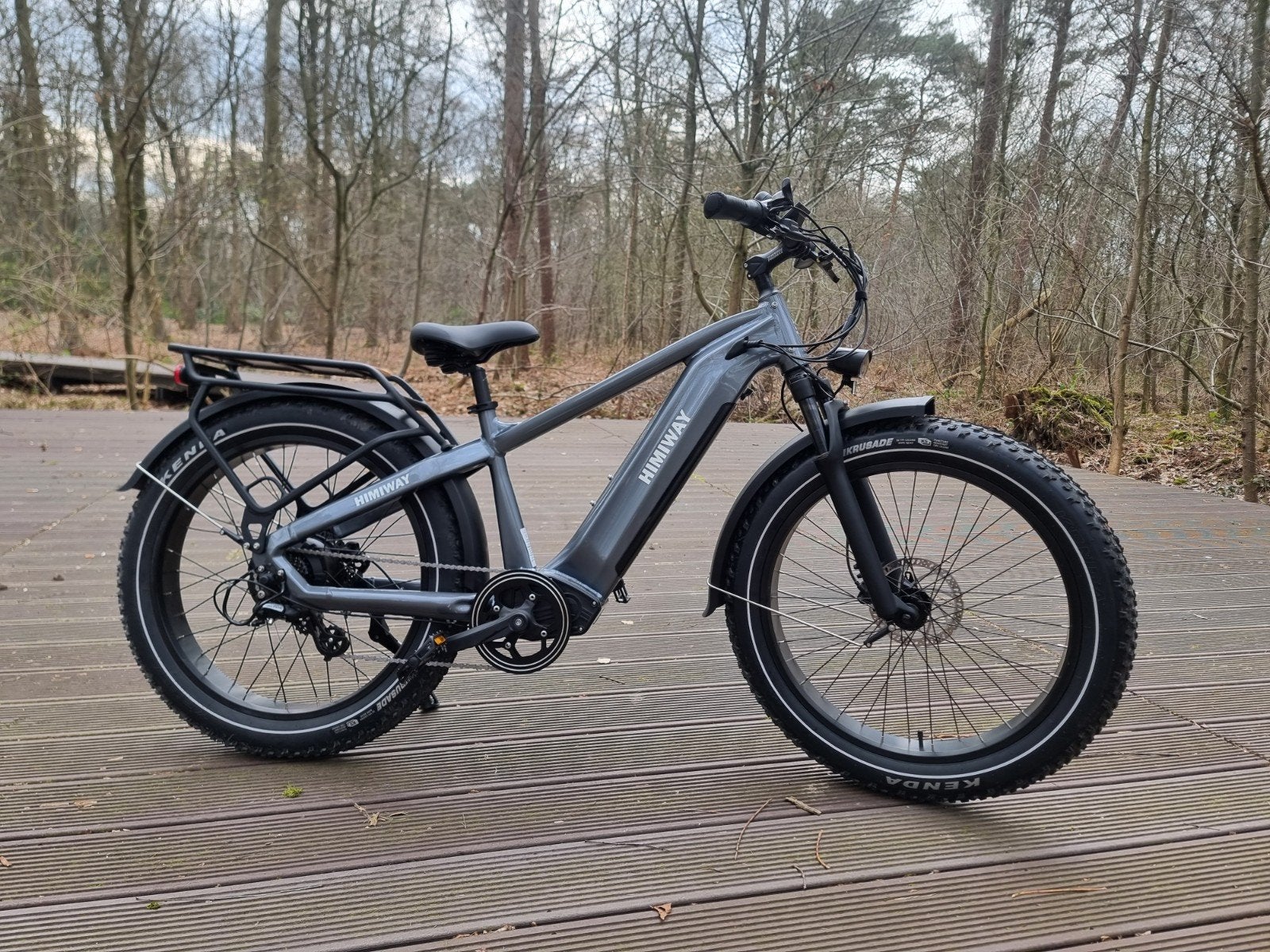 Himiway Zebra elektrische fiets, Overige merken, Ophalen of Verzenden, Zo goed als nieuw, 50 km per accu of meer