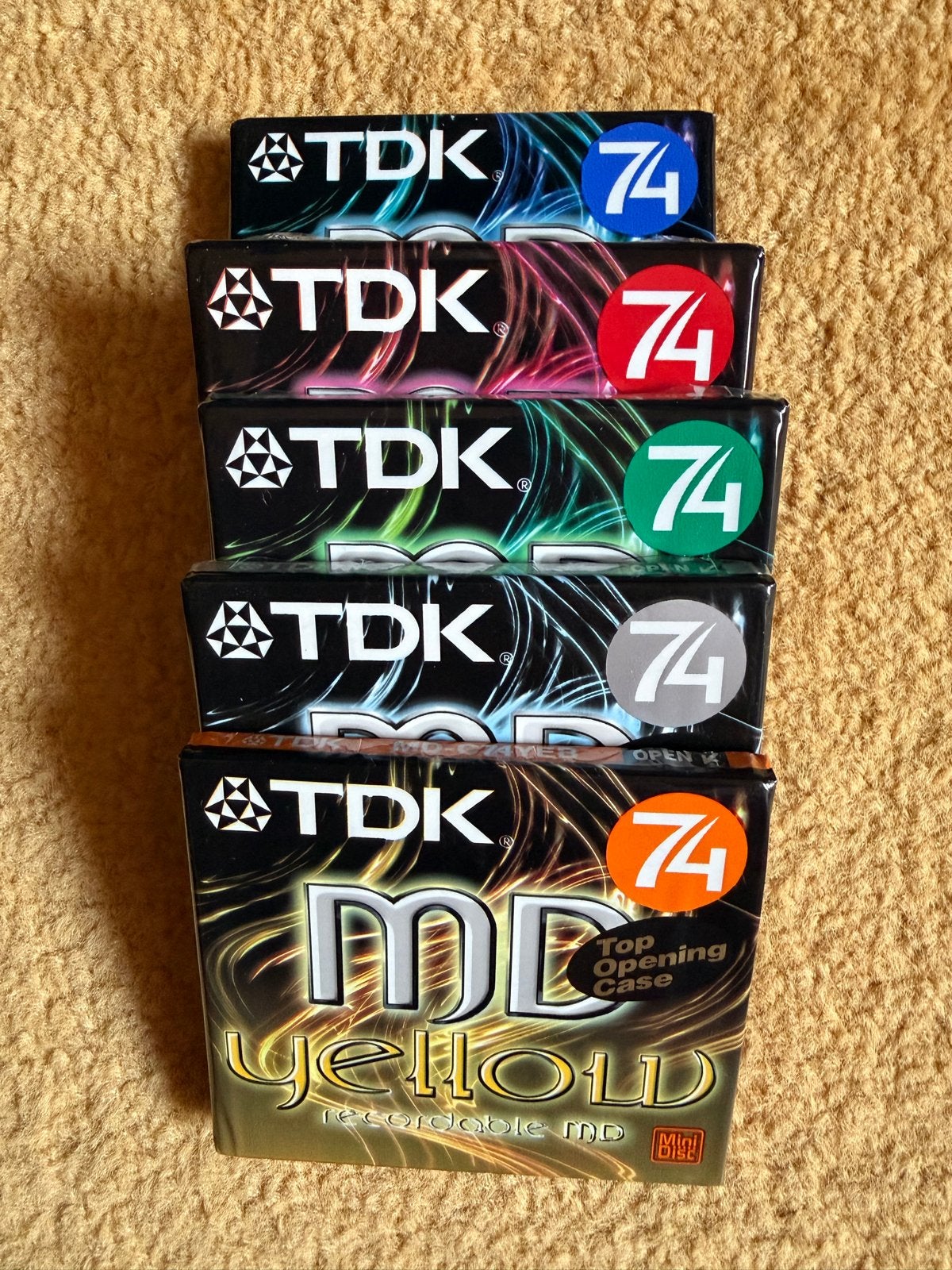 Nieuwe TDK MD-C74 Minidiscs - Ongebruikt en Geseald, Ophalen of Verzenden, Minidisc-recorder