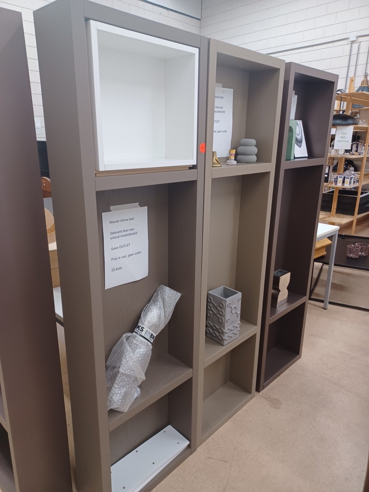 vitrine kast, Ophalen, Nieuw, 50 tot 100 cm, Minder dan 25 cm