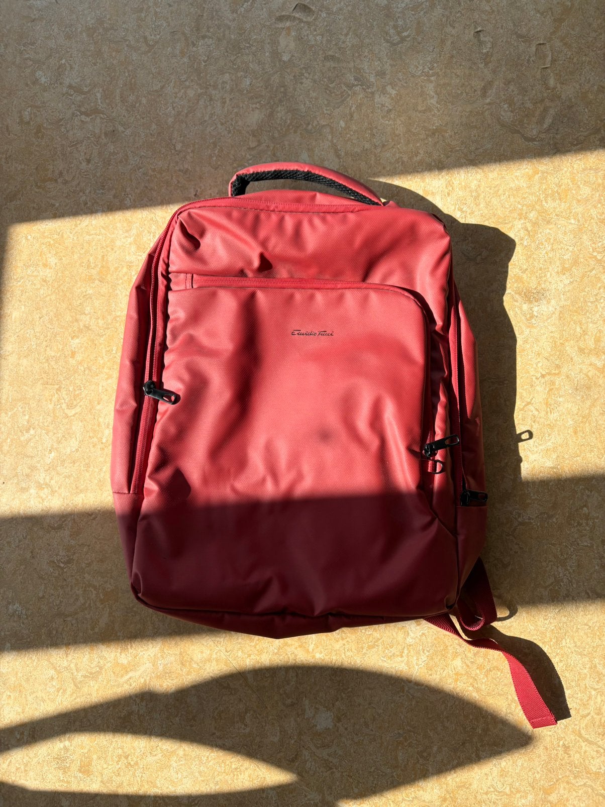 Emidio Tucci Red Laptop Backpack, Ophalen, Nieuw